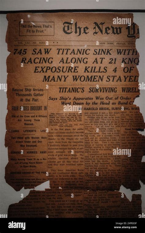 Titanic The Human Story Exhibition Brisbane Australia August 2024