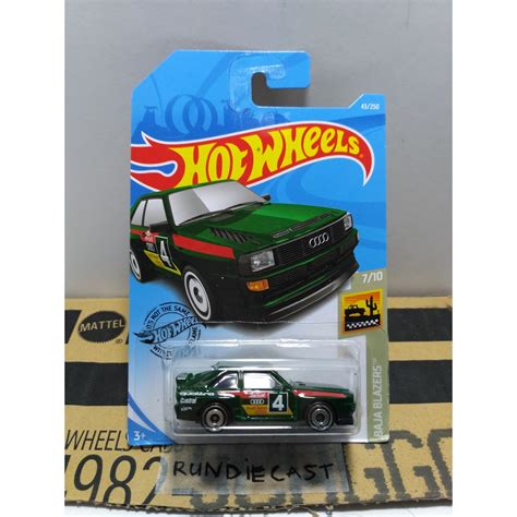 Hot Wheels Audi Sport Quattro Green L Shopee Malaysia