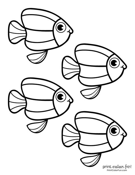 10 Fish Coloring Pages for Creative Kids