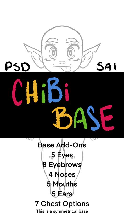 Chibi Base Pack P2u By Mosstehmenace On Deviantart