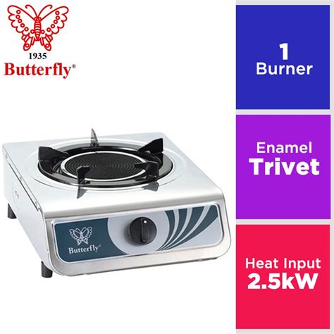 Butterfly Infrared Single Gas Stove Bgc 10 Shopee Malaysia