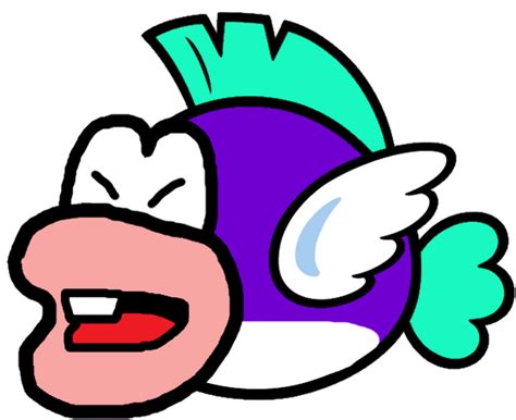 Super Mario Cheep Chomp 2d By Joshuat1306 On Deviantart