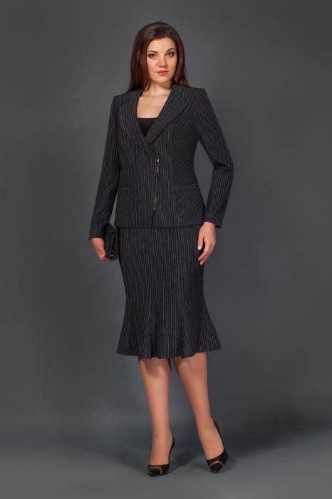 Костюмы для полных женщин белорусской компании Lissana, осень-зима 2016 ...