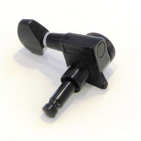 Black Locking Machine Heads Tuners 6 Line