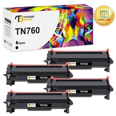 TN760 Toner Cartridge Compatible for Brother TN-760 TN 760 TN730 TN-730 ...