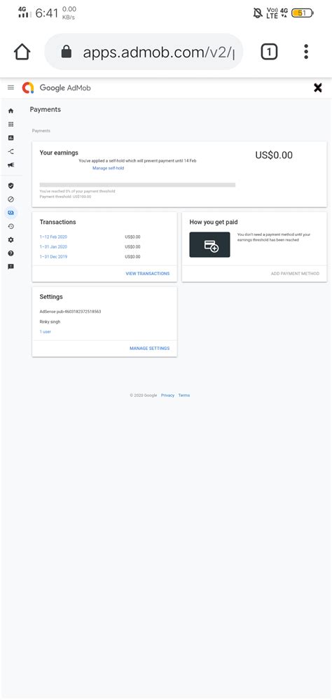 Why can't I add payment method? - Google AdSense Community