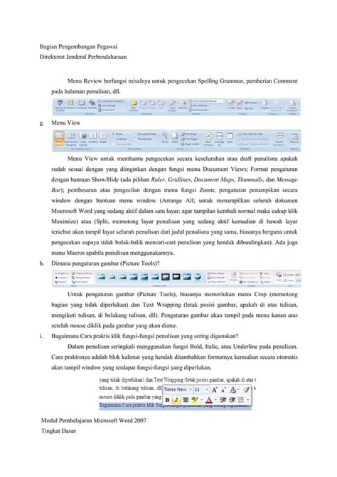 Modul Microsoft Word Beginner PDF