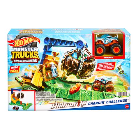 Hot Wheels Monster Trucks Pista De Arena De Demoli O Htp Mattel Real Brinquedos