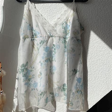 Cute Lingerie Top With Floral Print Depop