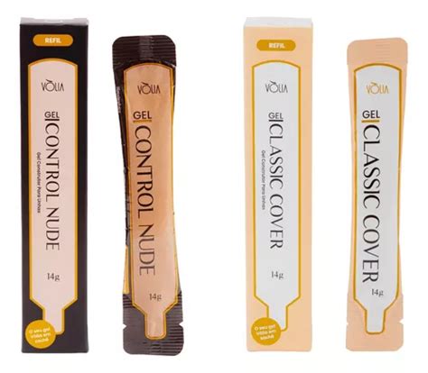 Gel Vólia Classic Cover Control Nude g Refil Econômico Parcelamento sem juros