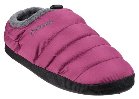 Cotswold Camping Slipper Purple Womens Slippers Wynsors