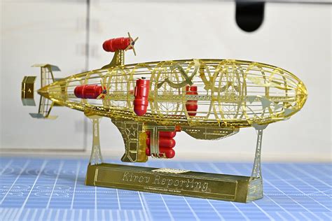 Red Alert 2 Kirov Airship Brass PE detail model kit 3D puzzle DIY Toys ...