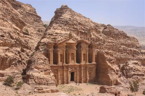 Ruínas De PETRA árabe Antigo Da Cidade Jordânia Imagem de Stock