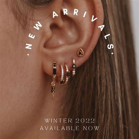 NEW ARRIVALS Winter 22 Collection Is Here Earings Piercings Ear