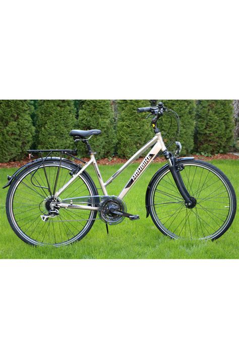 ROWER TREKKINGOWY PREMIUM MIEJSKI 28 DAMSKI OSPRZĘT SHIMANO SR