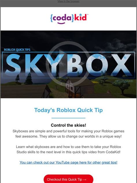 CodaKid: Roblox Quick Tips- Skyboxes | Milled