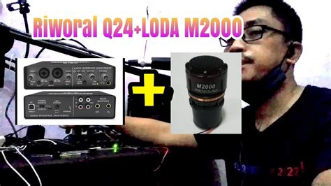 Test Riworal Q Vs Mic Loda M Prosound Audio Interface Youtube