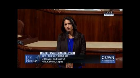 Rep Tulsi Gabbard Calls On Congress To Support The Power Act Youtube