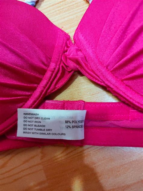 Pink Bikini Pierre Cardin Two Piece Bikini Bra Underwear On Carousell