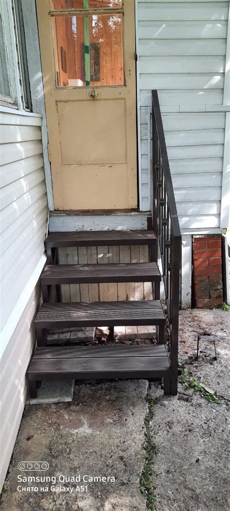 Уличная лестница в дом - Новая Лестница