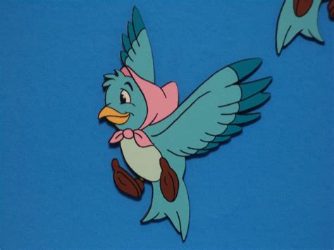 Set Of 4 Cinderella Birds Room Decor Etsy