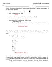 Modelingwithtrigfunctionshandout Docx Gse Precalculus Modeling With