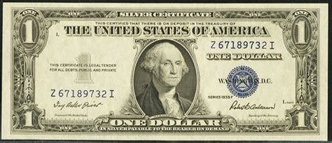 1935F $1 Silver Certificate Value - How much is 1935F $1 Bill Worth ...
