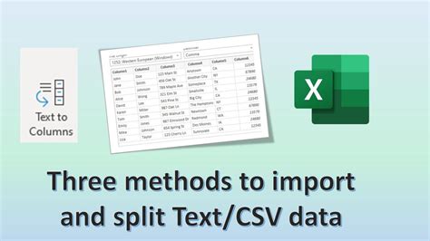 How To Import Text Data Csv File In Excel And One News Page Video