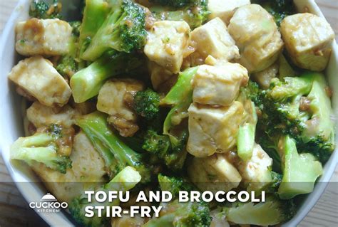 Cuckoo Kitchen | Tofu and Broccoli Stir-Fry