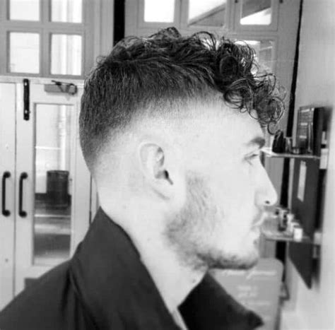 25 Cool Curly Fade Haircut for Men Ideas