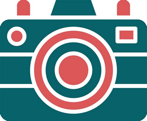 camera icon style  vector art  vecteezy