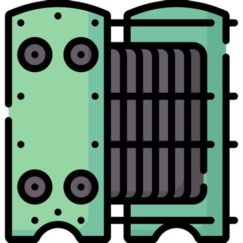 Plate Heat Exchangers Special Lineal Color Icon