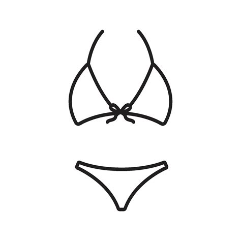 Bikini Icono Vector 25783062 Vector En Vecteezy