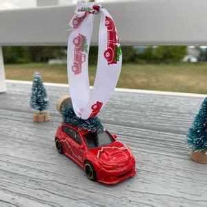 Subaru WRX STI Hot Wheels Christmas Tree Ornament Stocking Stuffer Rally Racing Subaru Gifts