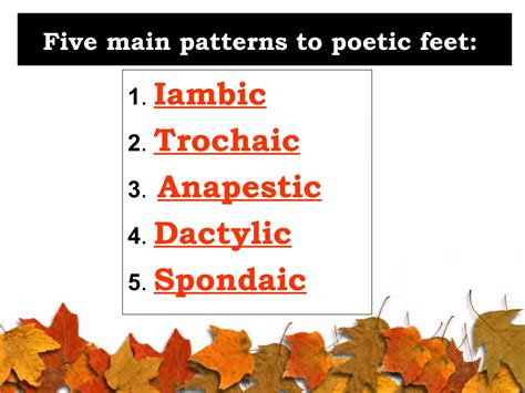 Meter in Poetry | PPT | Narrative poetry, English literature notes