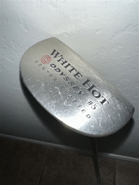 Odyssey White Hot Center Shafted Mallet Putter Golf Club Picclick Au