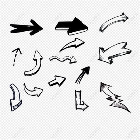 Hand Drawn Arrow PNG Hd Transparent Image And Clipart Image For Free