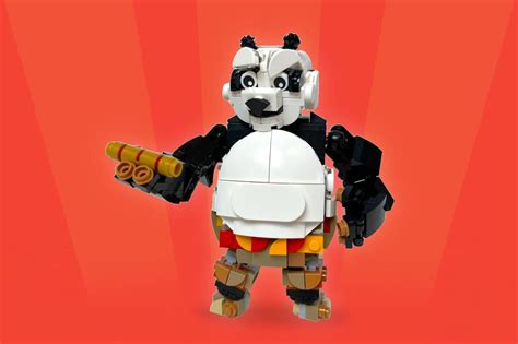 LEGO Kung Fu Panda Comes With A Posable Design A Jiggling Belly And A