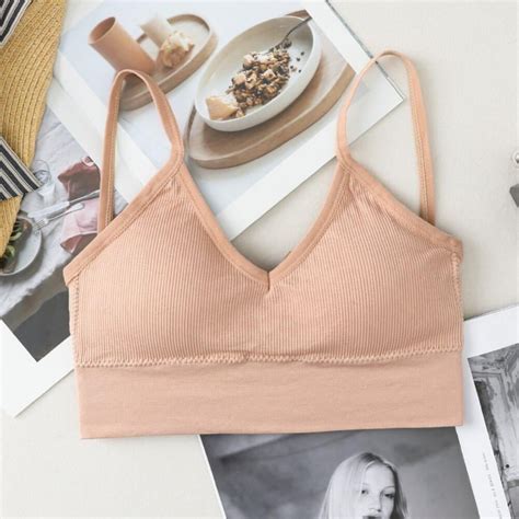 Deepwonder Women Tank Crop Top Female Seamless Underwear Sexy Lingerie Low Back Bralette Camis