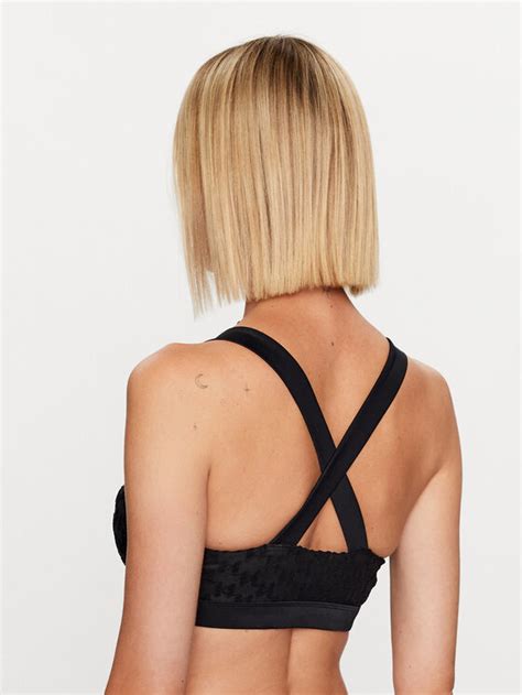 KARL LAGERFELD Bikini augšdaļa Monogram 231W2217 Melns Modivo lv