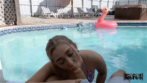 Poolside Pounding Big Booty Babe Takes It Up The Ass Callie Black