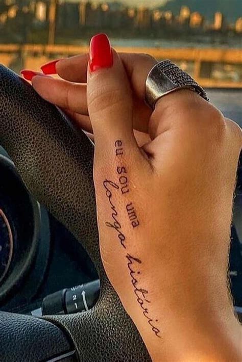 Tatuagens De Frases Para Mulheres Inspiradoras Exemplos