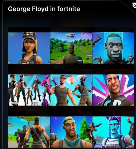 George Floyd in fortnite A AN - iFunny