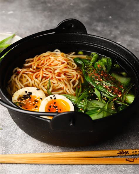 Vegetarian Shoyu Ramen with Bok Choy | Lindsey Eats