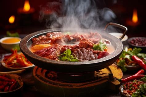 Premium Photo Hot Pot Heaven Fiery Delight