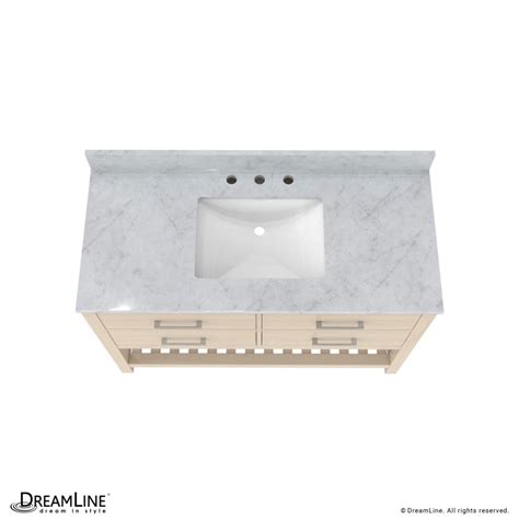 Valencia 48 inch Oak Console Vanity with Undermount Sink - Dreamline