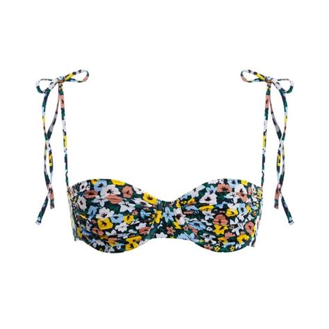 Agua By Agua Bendita Swim Agua By Agua Bendita Cuba La Fania Marino Bikini Top In Floral