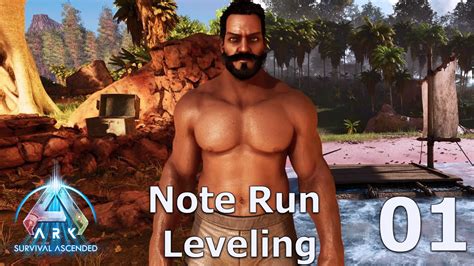 ASA Walkthrough E01 Note Run Leveling Ark Survival Ascended YouTube