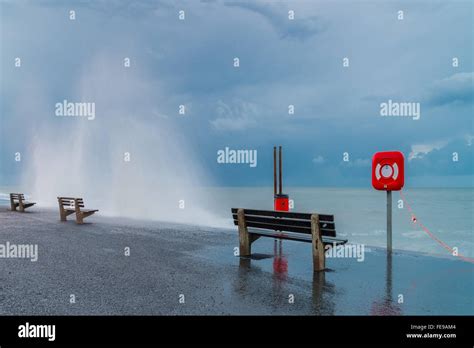 Storm and splash Stock Photo - Alamy