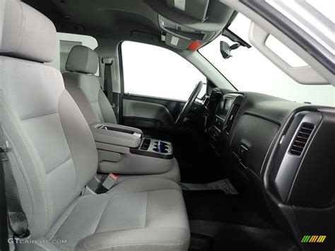 Dark Ash/Jet Black Interior 2018 Chevrolet Silverado 1500 Custom Double ...